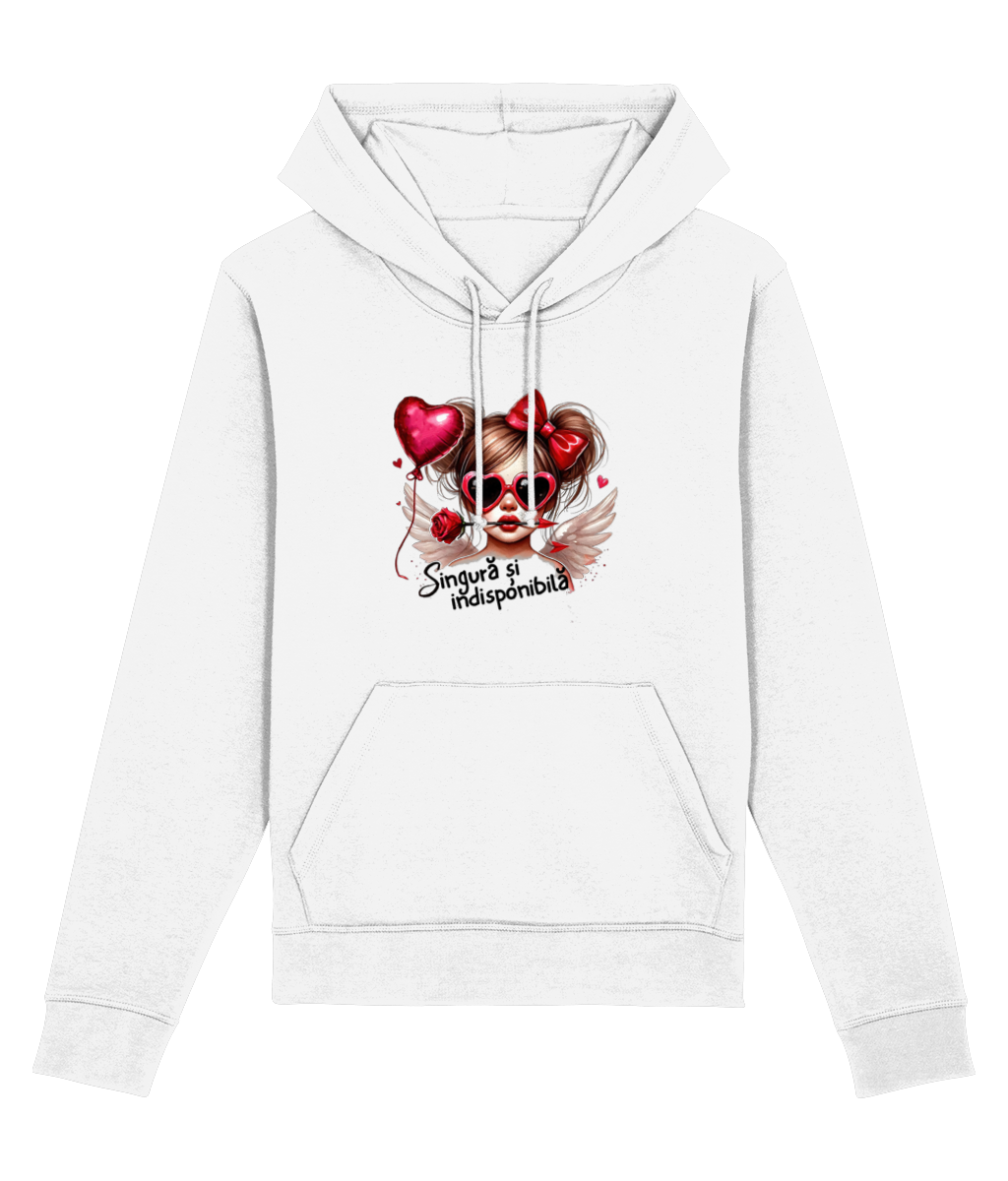 Hanorac damă „Singură și Indisponibilă” - imagine 2