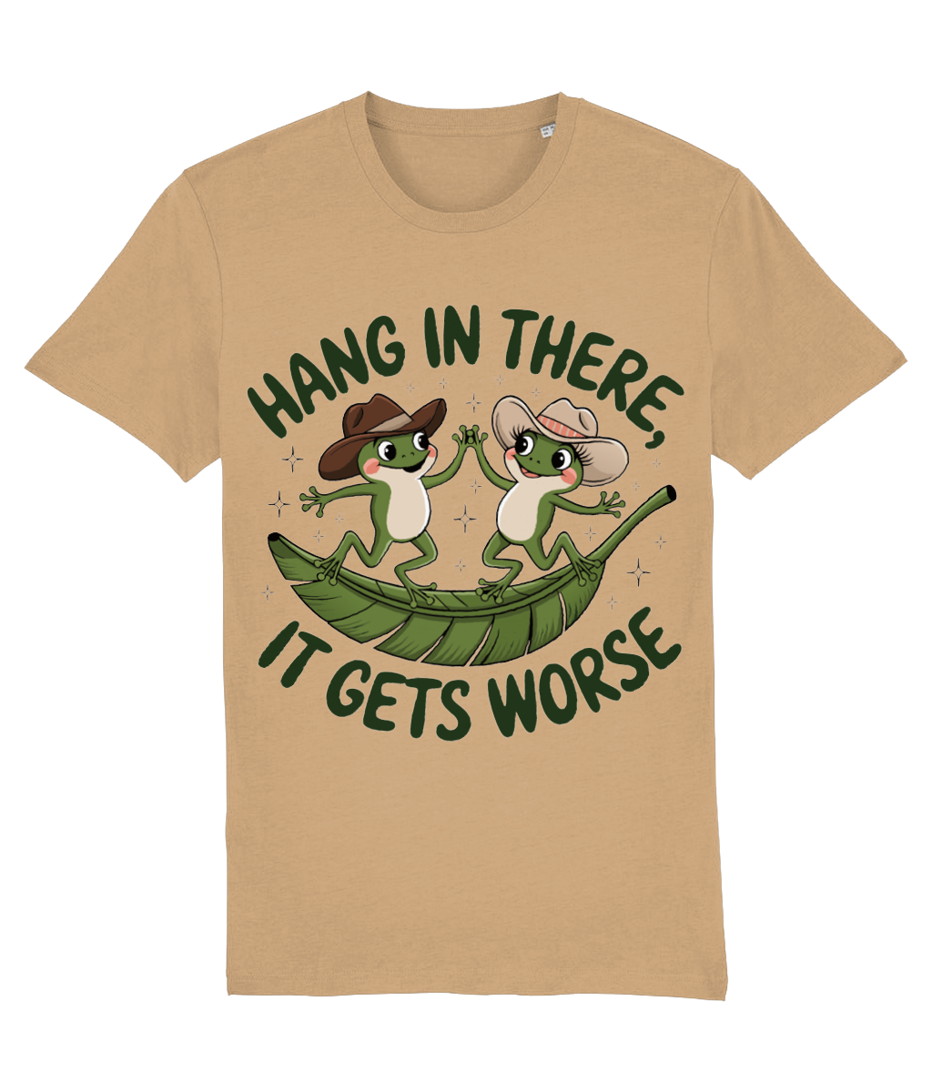 Tricou bărbați „Hang in there, it gets worse” - imagine 5
