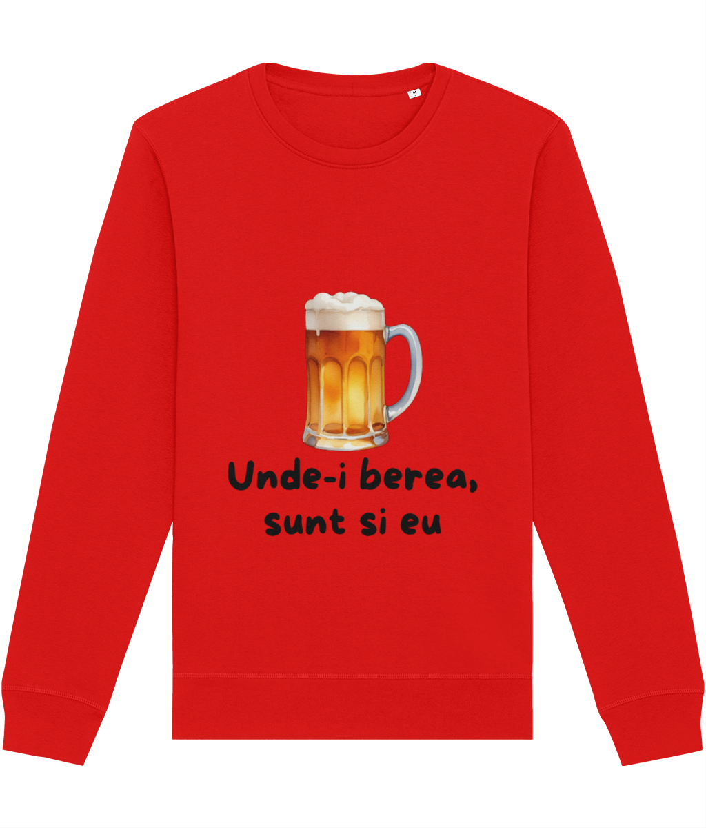 Bluză unisex „Unde-i berea sunt și eu” - imagine 4