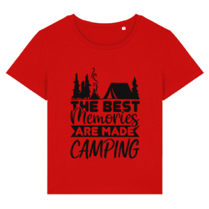 Tricou damă „Best memories are made camping”