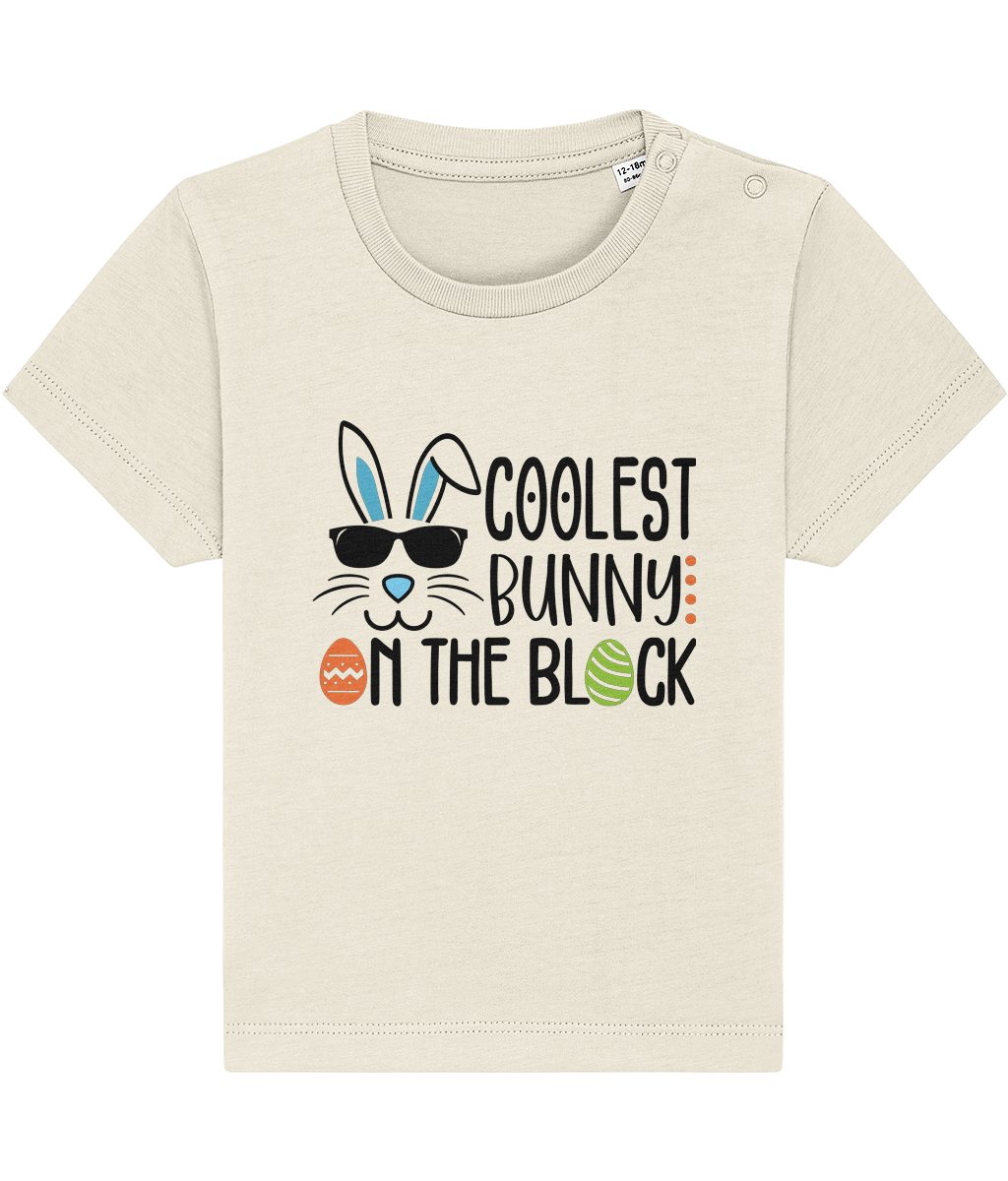 Tricou bebeluși „Coolest bunny in the block” - imagine 4