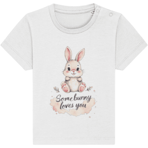 Tricou bebeluși „Somebunny loves you”