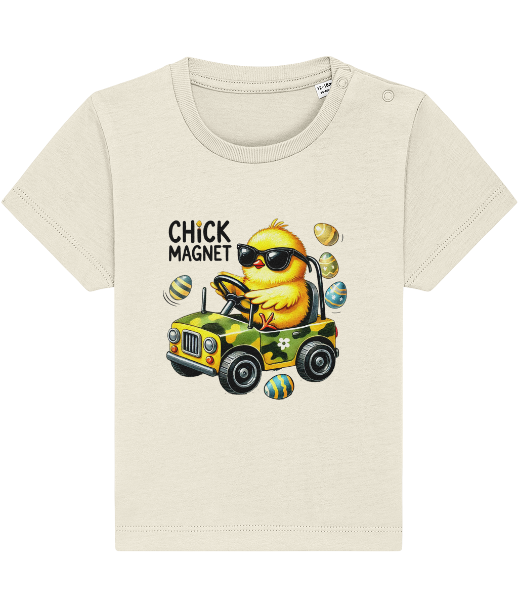Tricou bebeluși „Chick magnet” - imagine 4