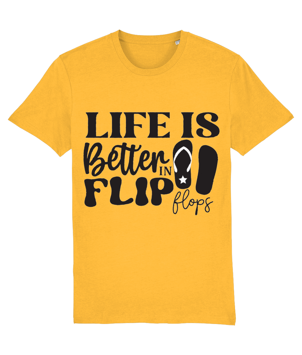 Tricou bărbați „Life is better in flip flops” - imagine 3
