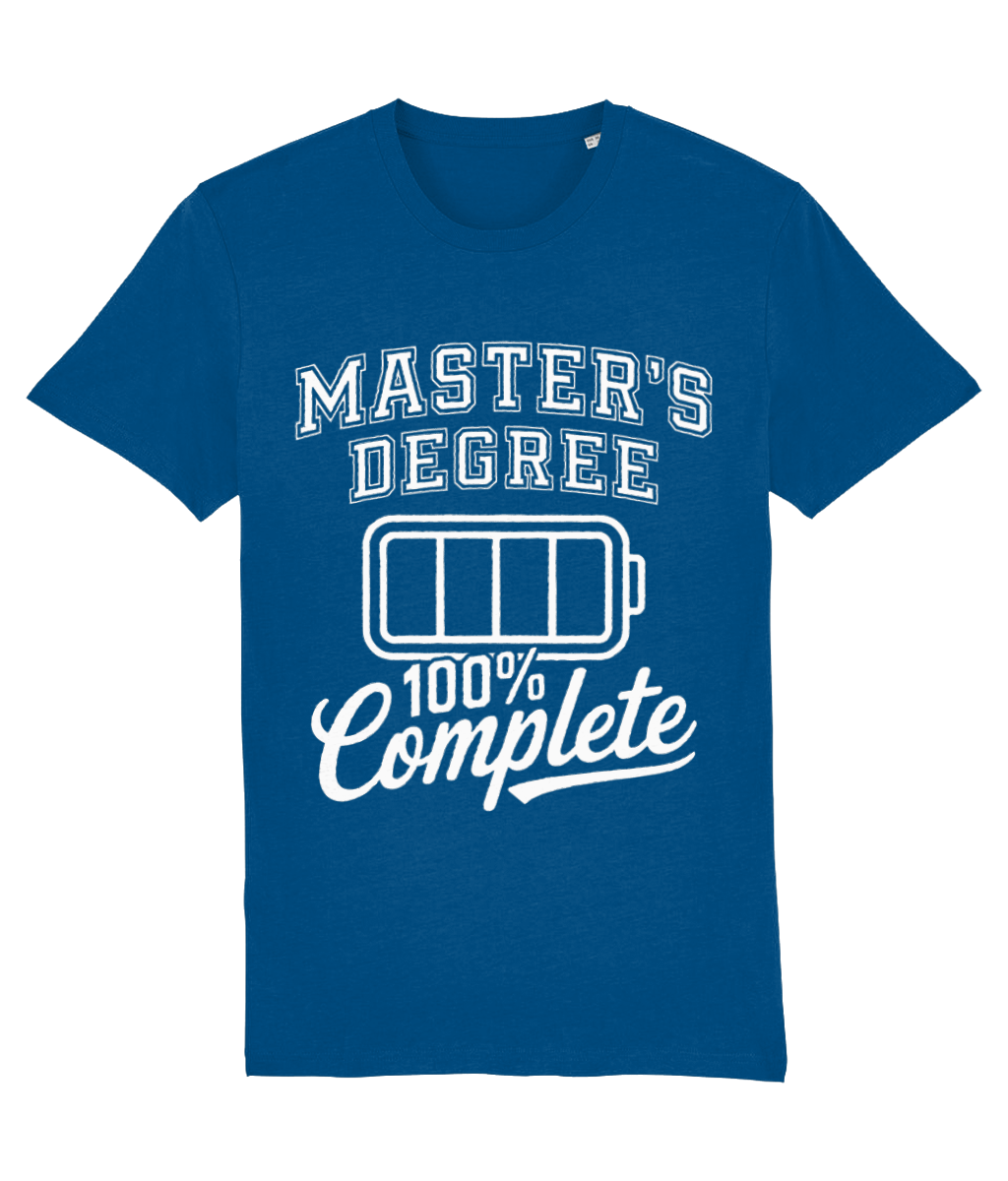 Tricou „Master's degree 100% complete” - imagine 2