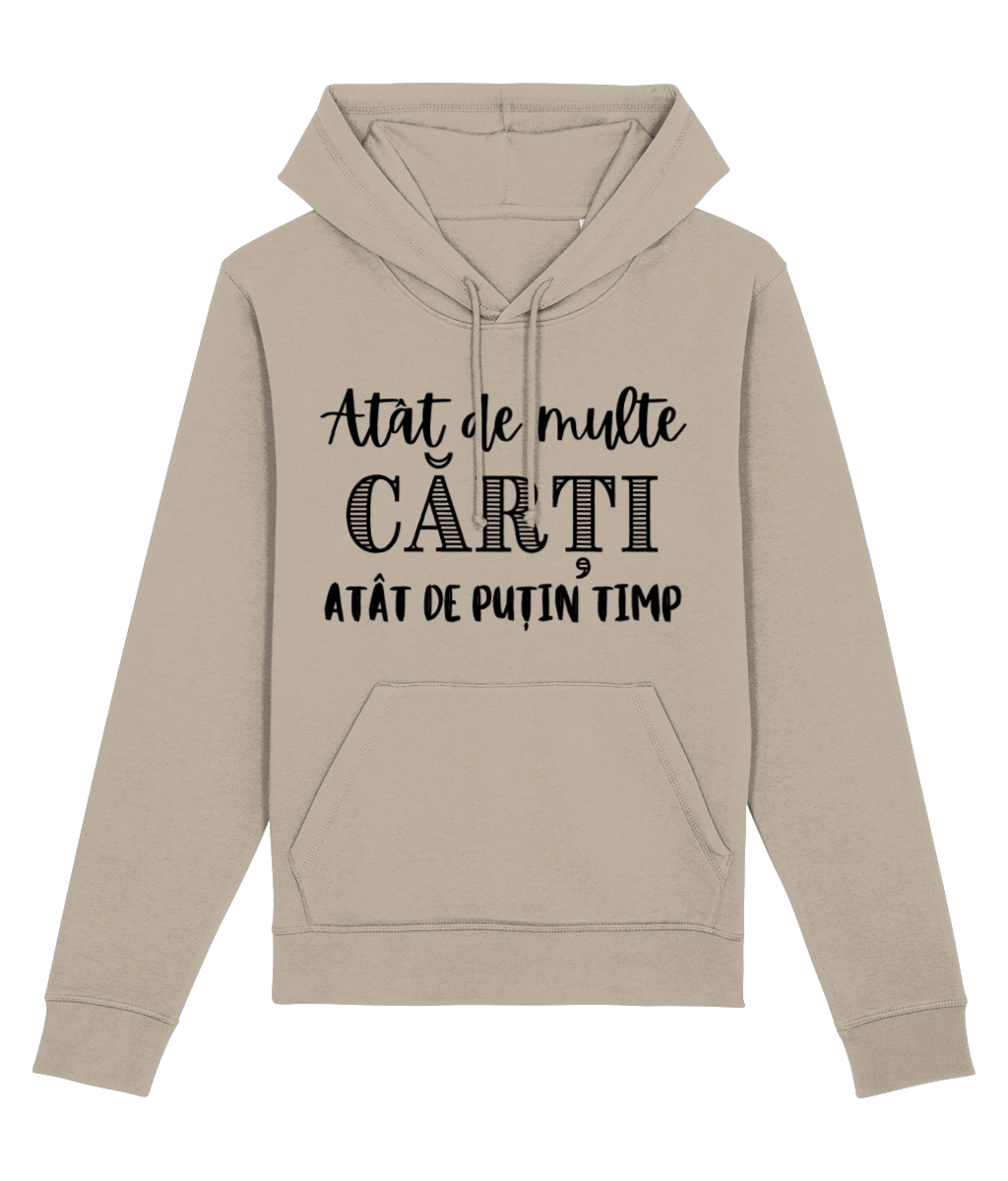 Hanorac unisex „Atât de multe cărți, atât de puțin timp” - imagine 5