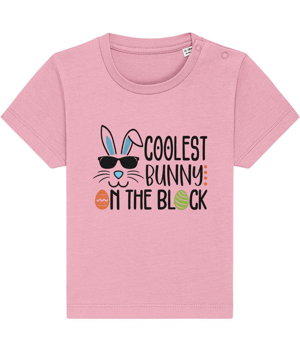 Tricou bebeluși „Coolest bunny in the block” - imagine 5