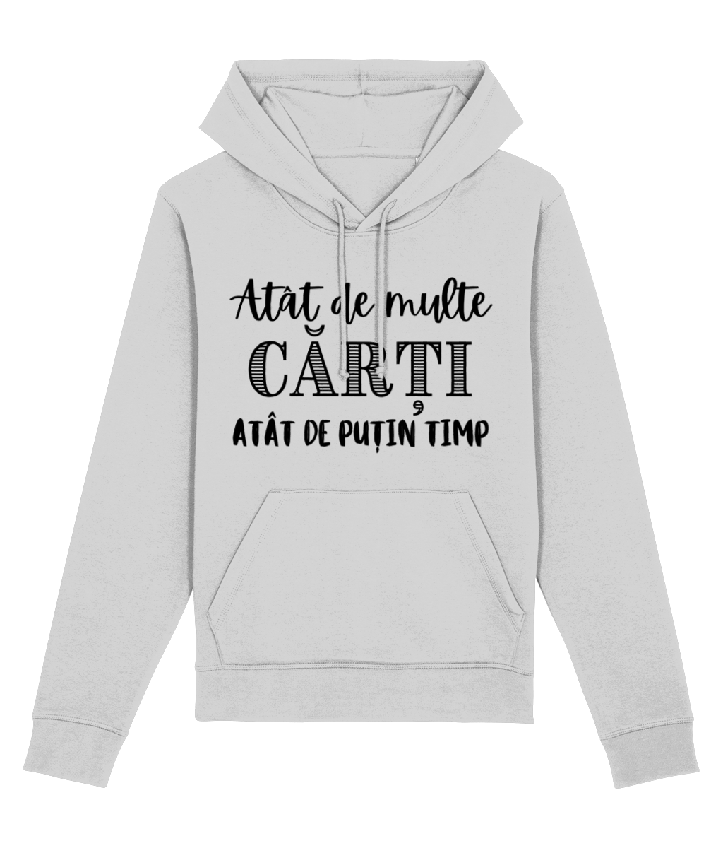 Hanorac unisex „Atât de multe cărți, atât de puțin timp” - imagine 4