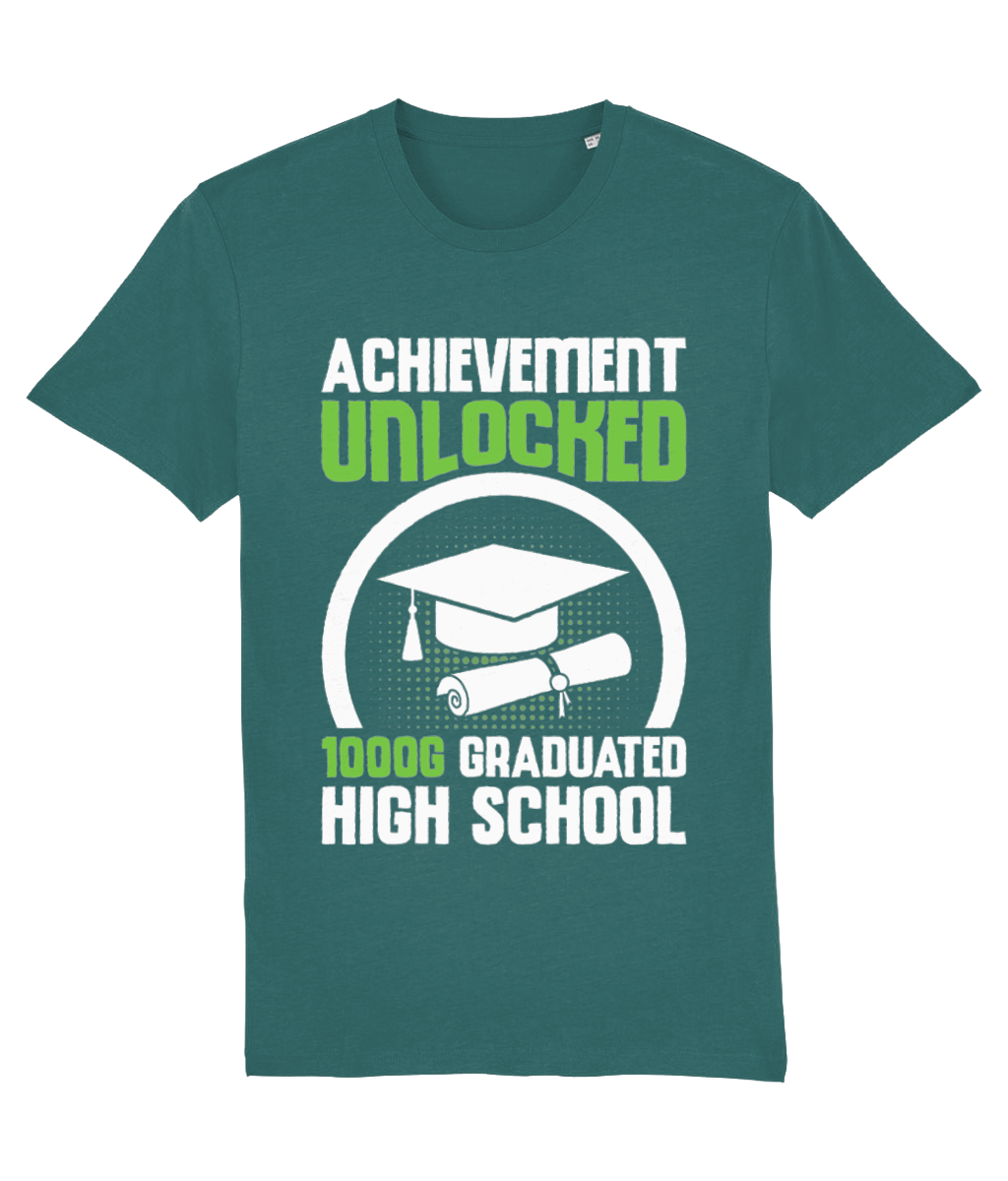 Tricou „Achievement unlocked graduated high school” - imagine 10
