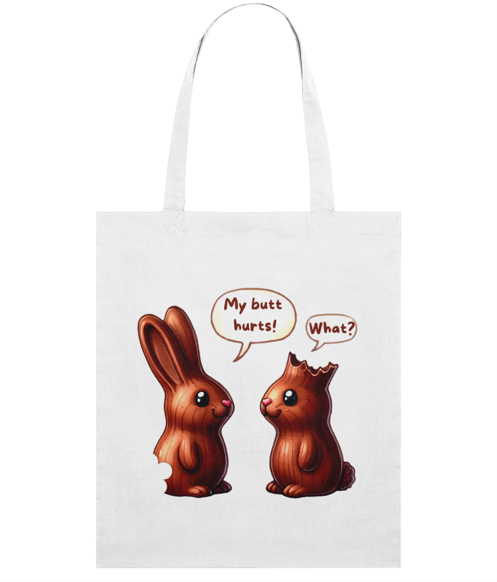 Sacoșă din bumbac „My butt hurts!” - imagine 2