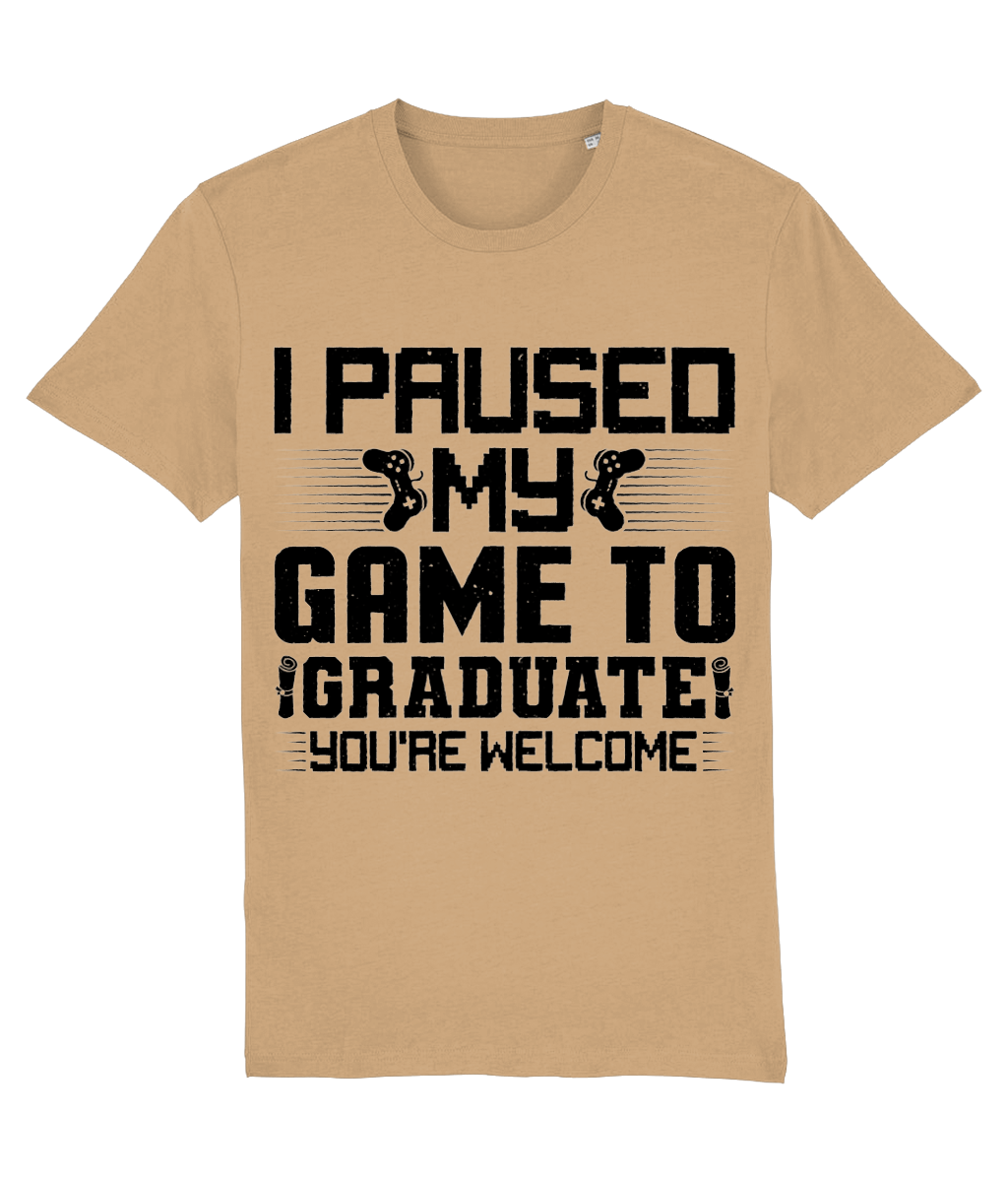 Tricou „I paused my game to graduate. You're welcome” - imagine 6