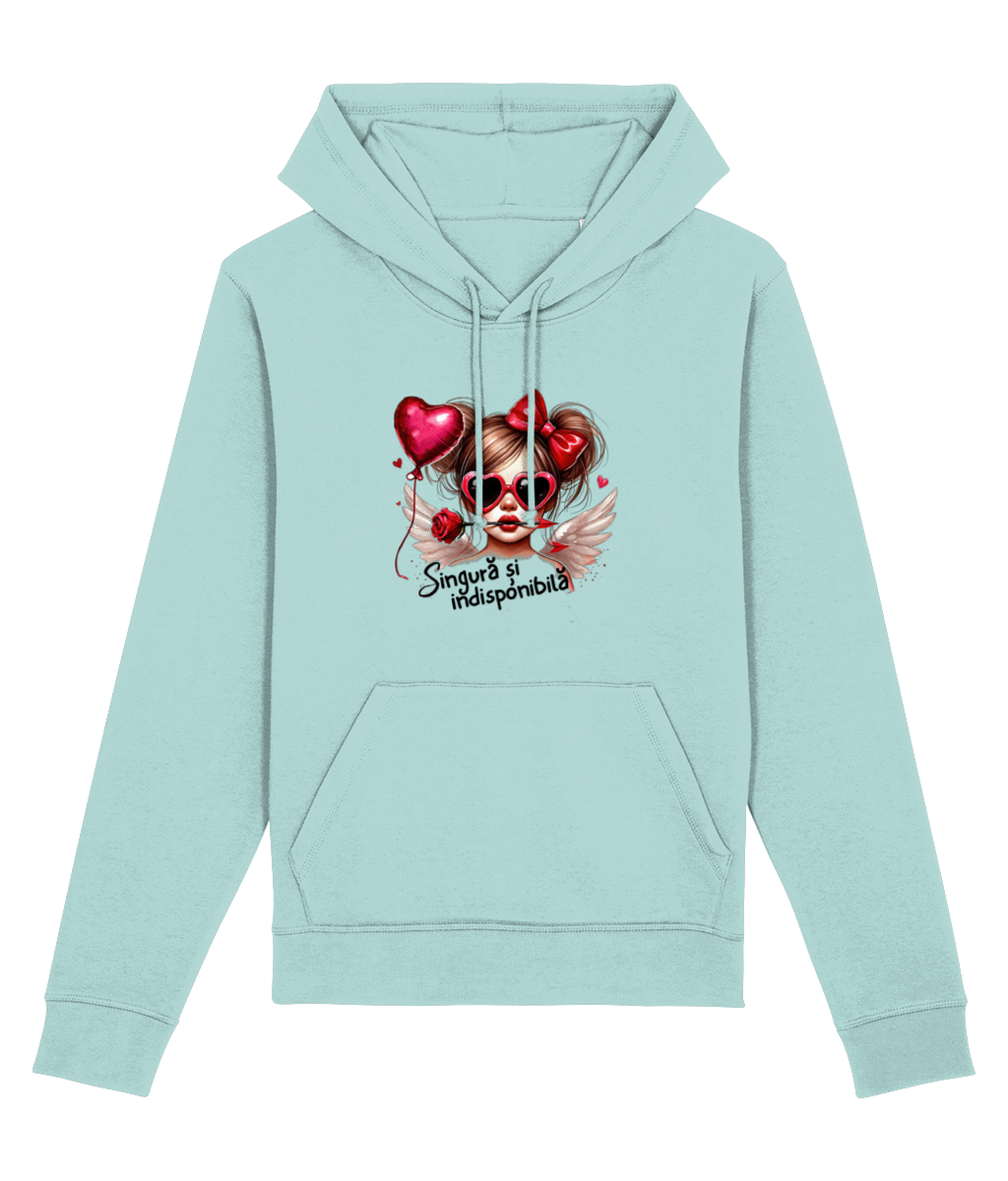 Hanorac damă „Singură și Indisponibilă” - imagine 7