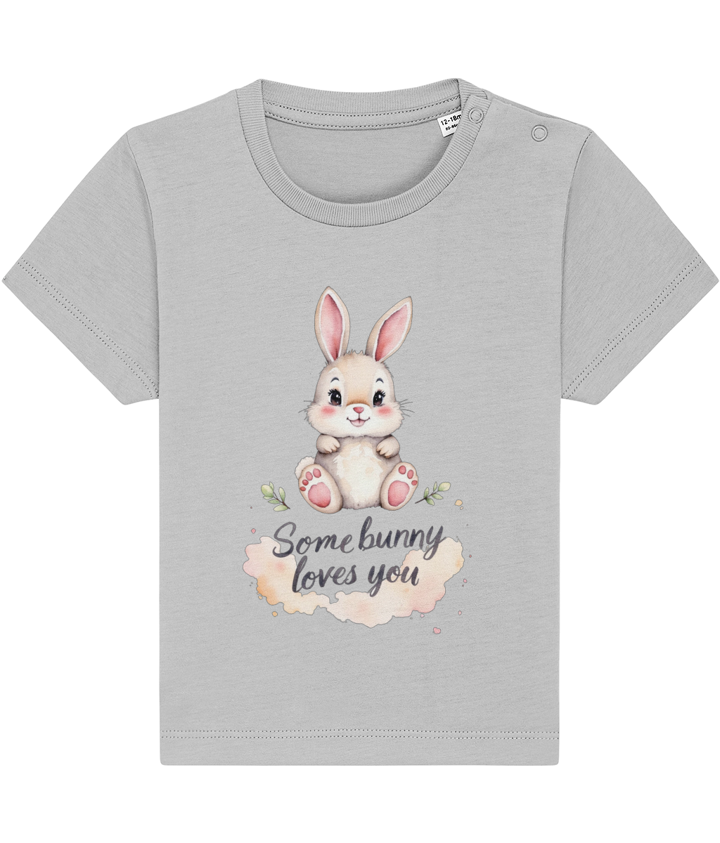 Tricou bebeluși „Somebunny loves you” - imagine 4