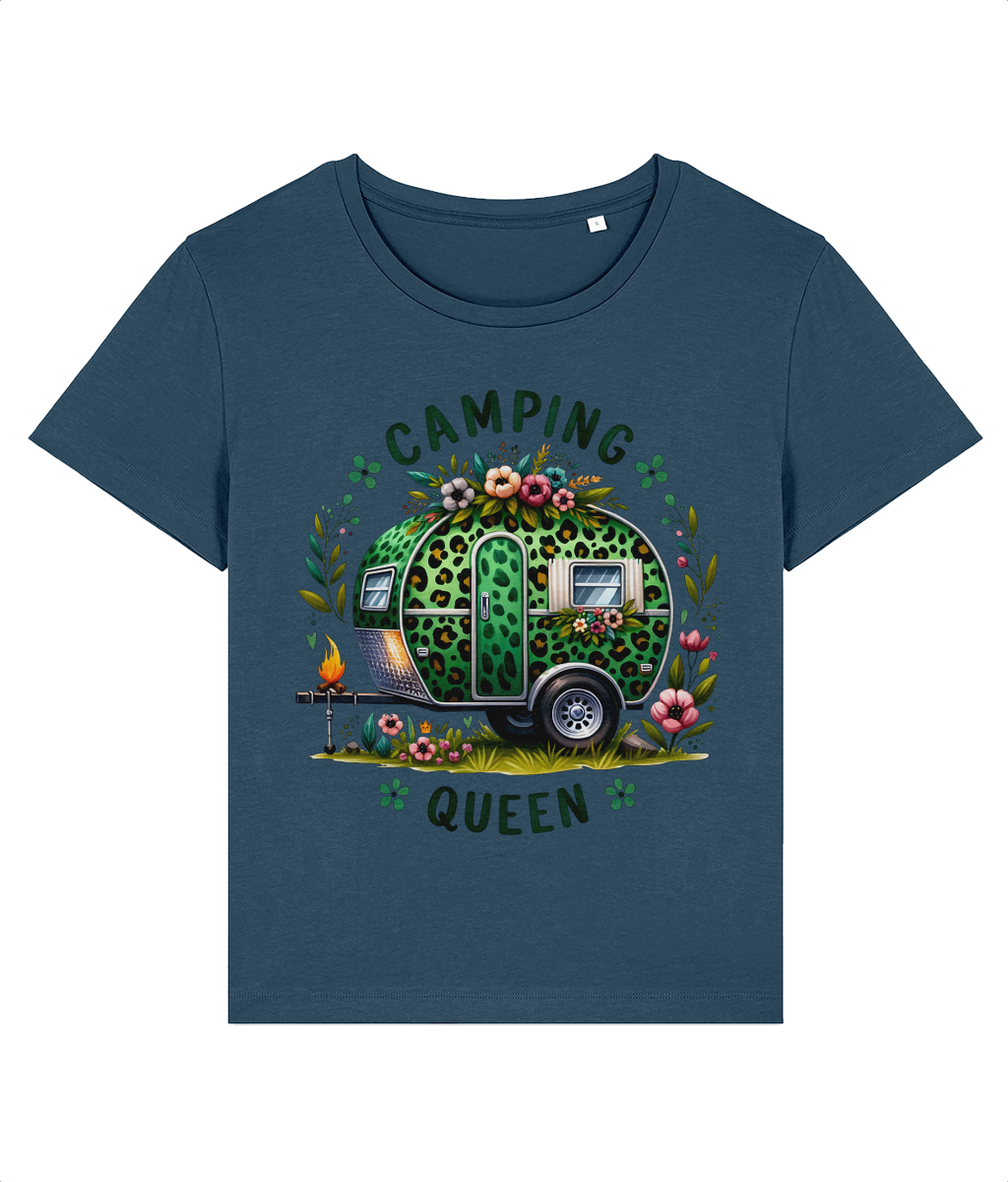 Tricou damă „Camping Queen” - imagine 3