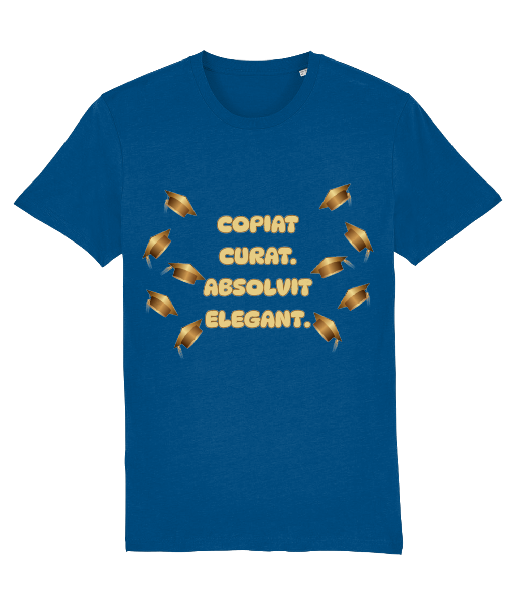 Tricou unisex „Copiat curat. Absolvit elegant” - imagine 3