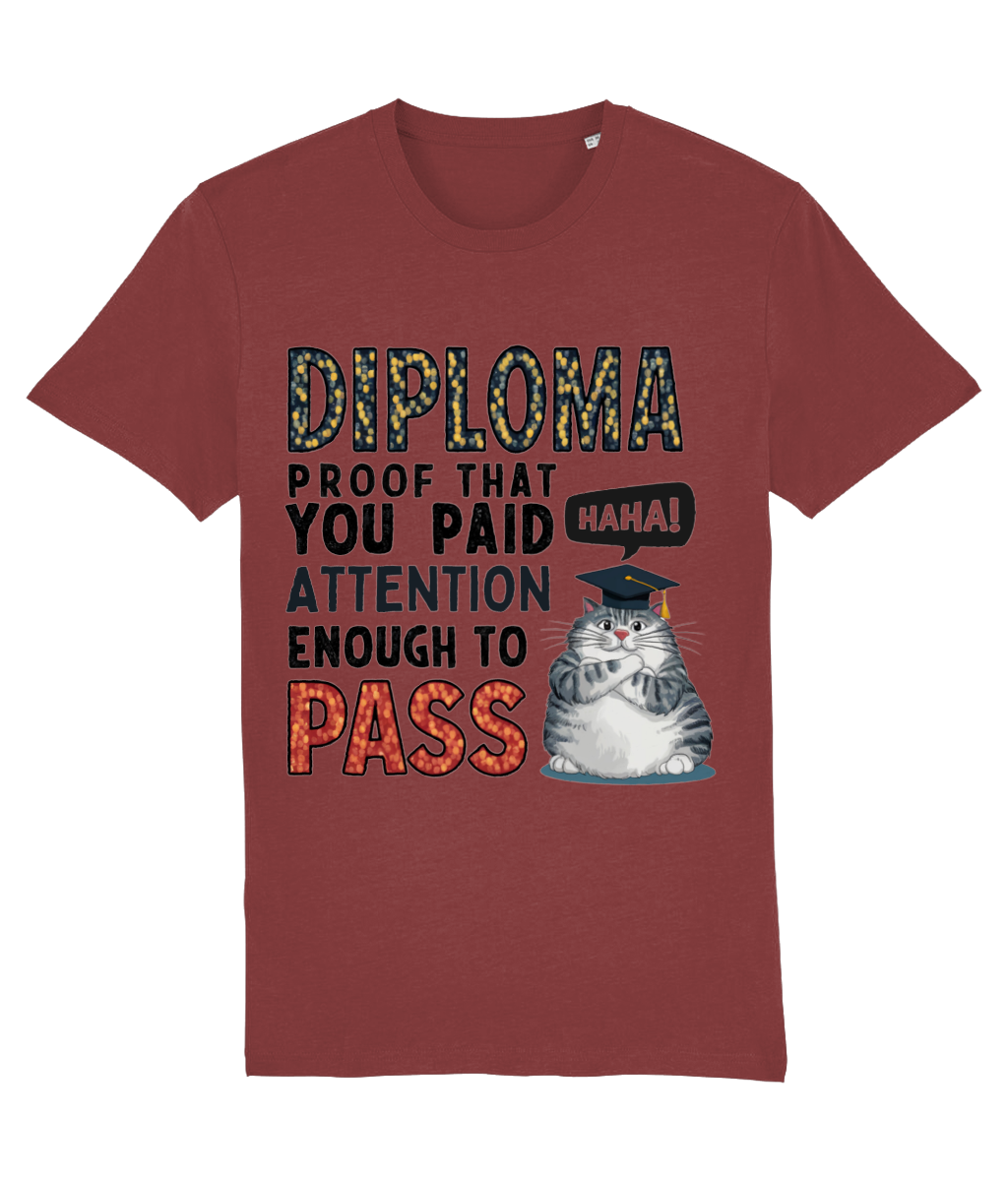 Tricou „Diploma: proof that you paid attention enough to pass” - imagine 9