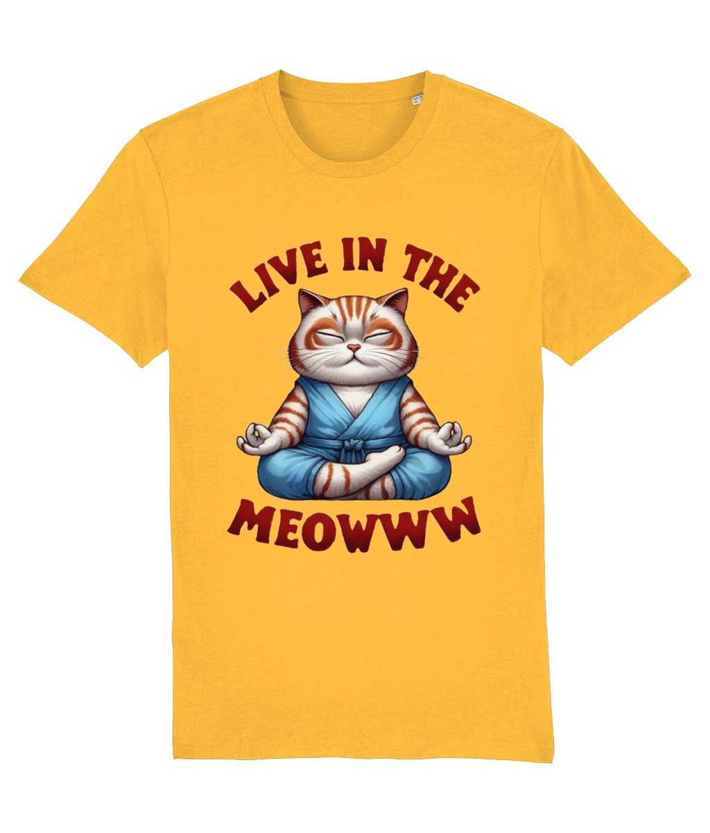 Tricou unisex „Live in the meowww” - imagine 4