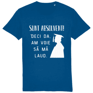 Tricou unisex „Am voie sa ma laud”