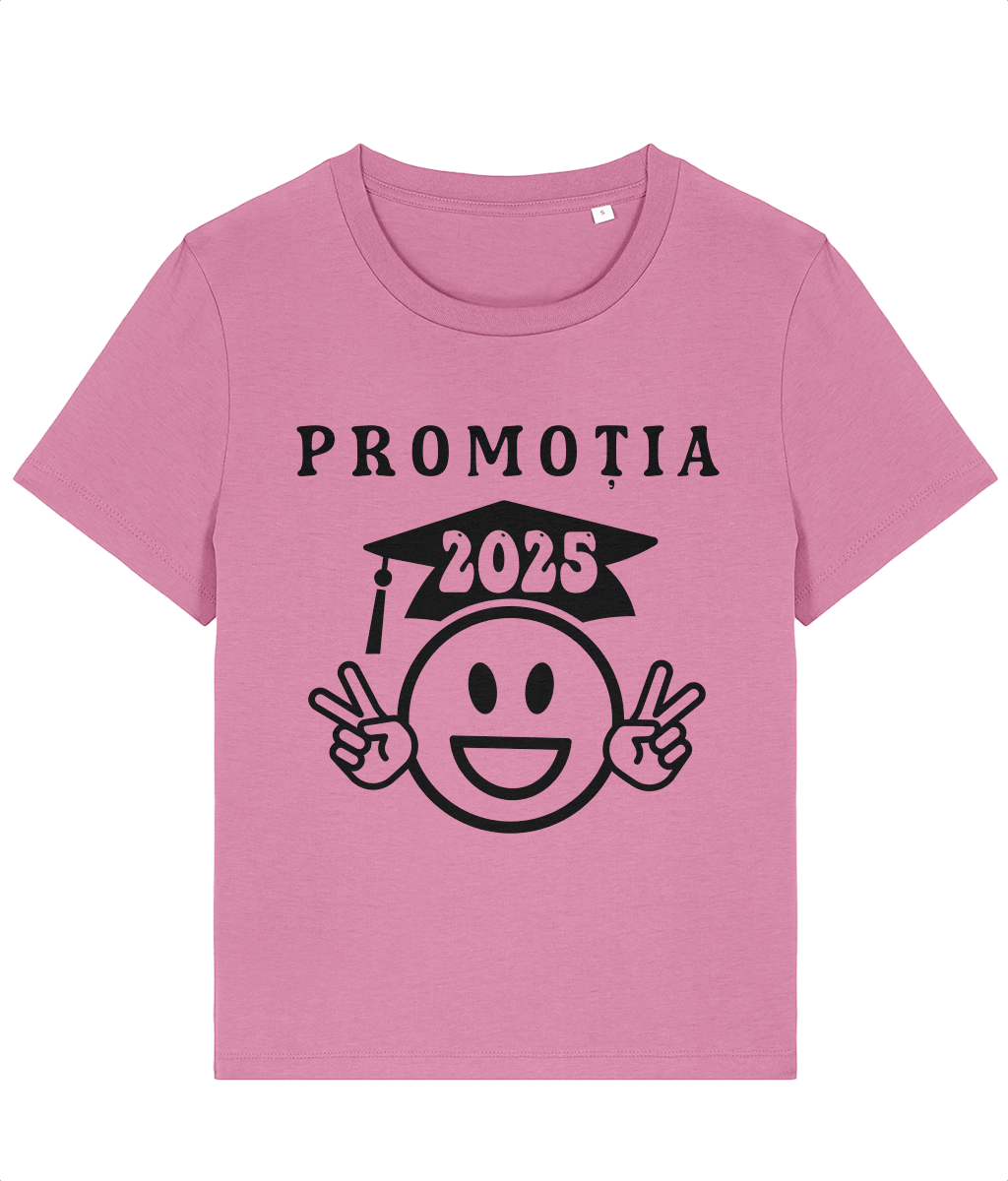 Tricou personalizat femei fete cadou de absolvire liceu facultate gimnaziu promotia 2025
