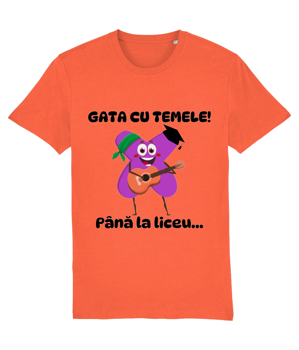 Tricou unisex „Gata cu temele! Până la liceu...” - imagine 7