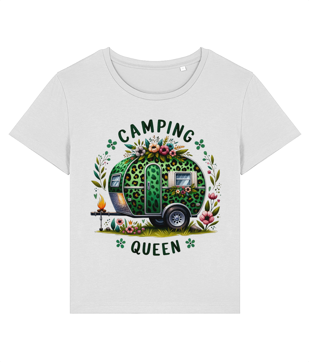Tricou damă „Camping Queen” - imagine 2