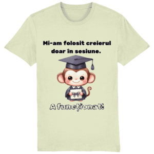 Tricou unisex „Mi-am folosit creierul doar in sesiune”