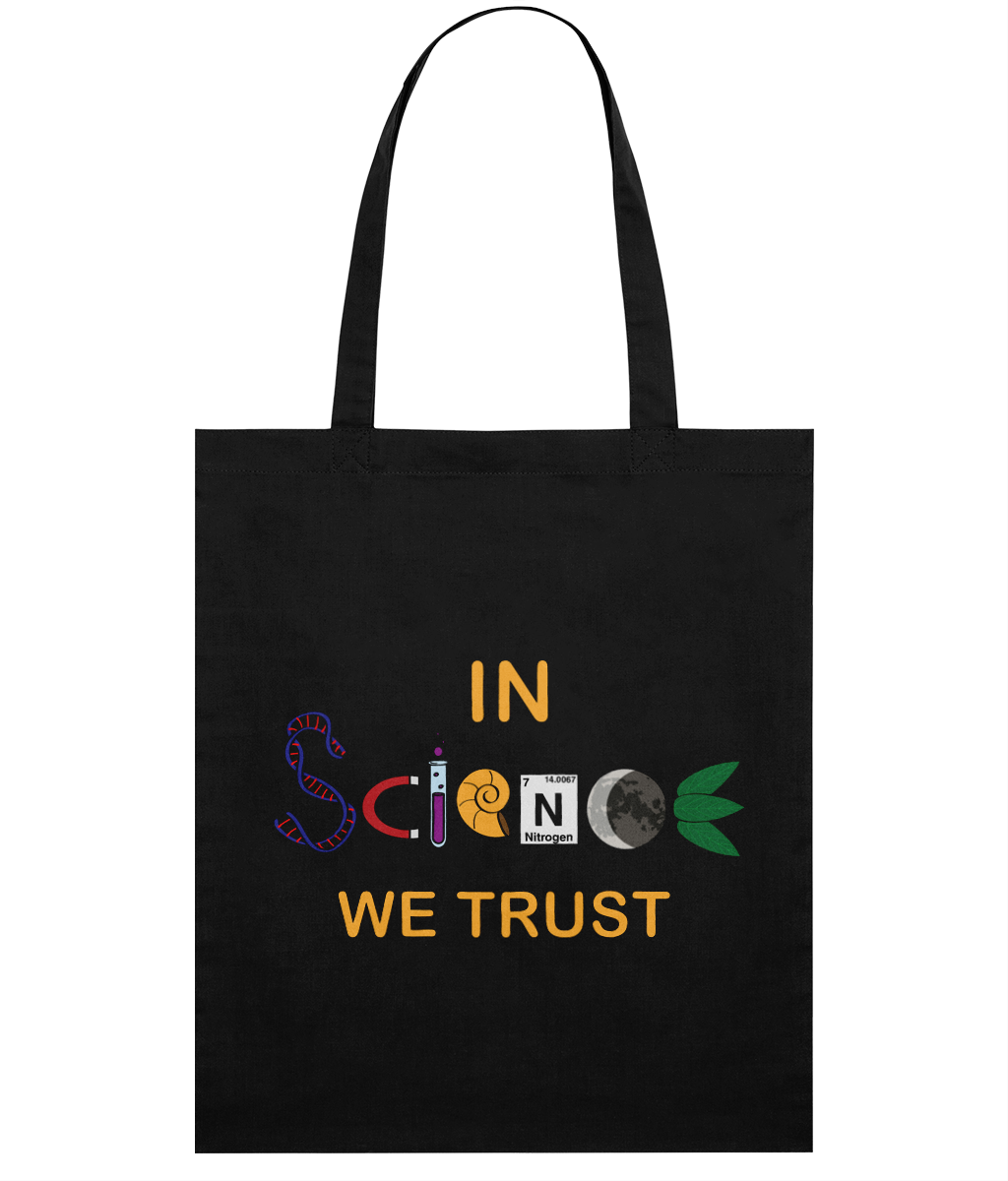 Sacoșă din bumbac „In science we trust” - imagine 7