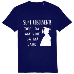 Tricou unisex „Am voie sa ma laud”