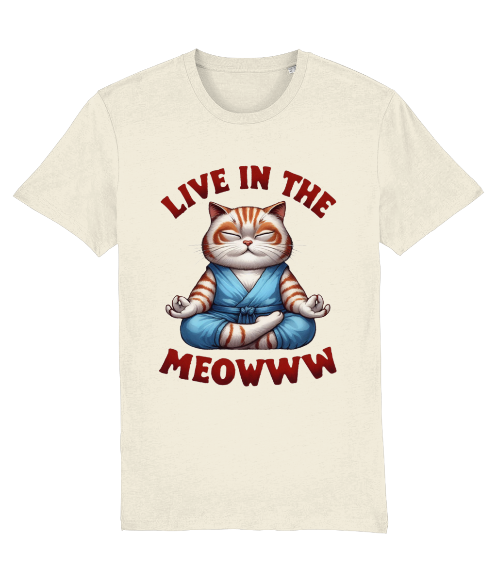Tricou unisex „Live in the meowww” - imagine 5