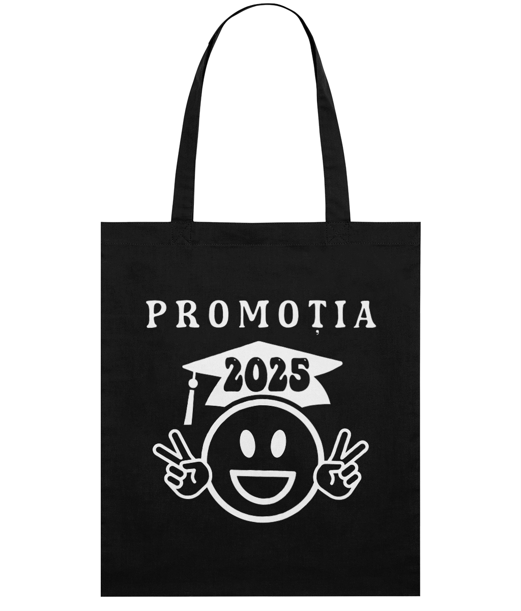 Sacoșa din bumbac „Promoția 2025 Smiley” - imagine 6