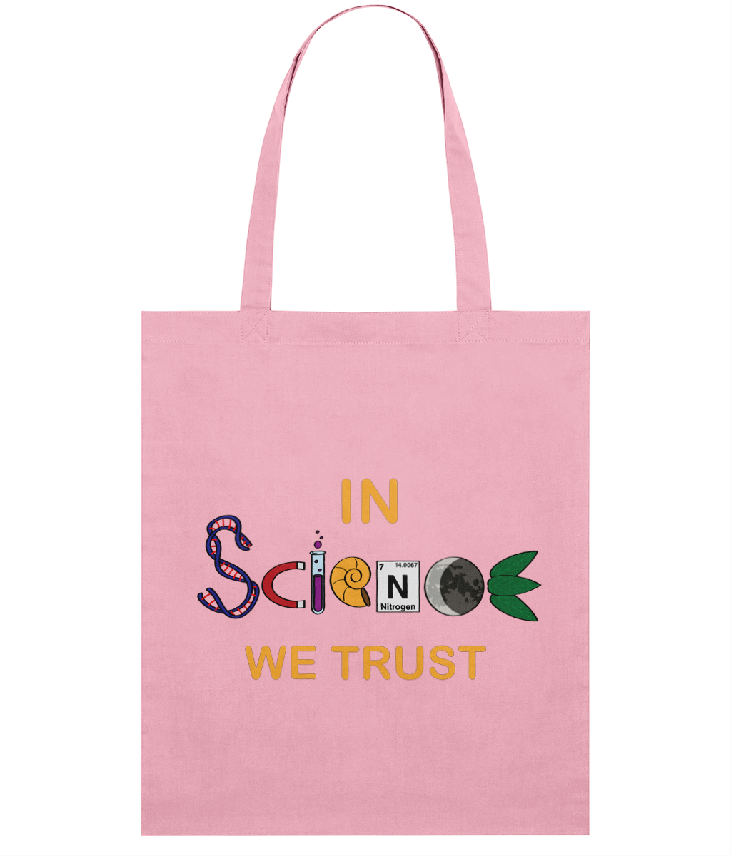 Sacoșă din bumbac „In science we trust” - imagine 5