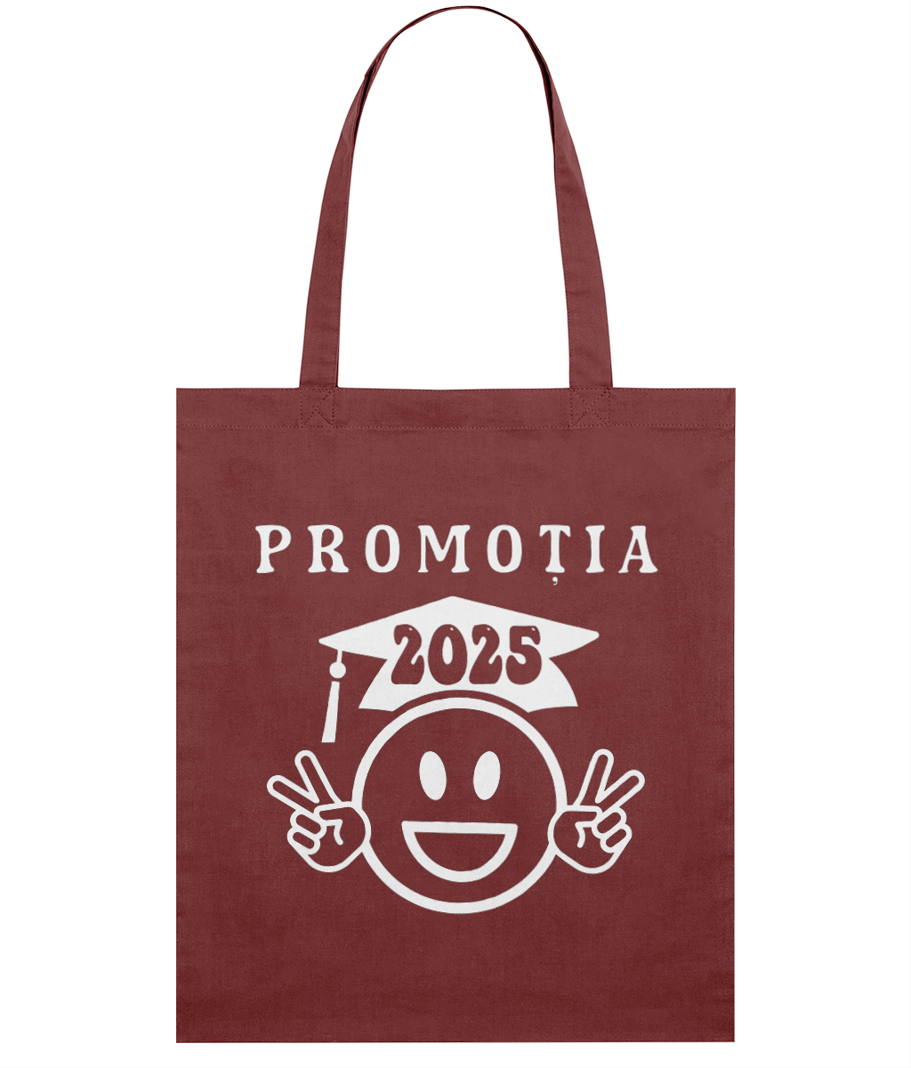Sacoșa din bumbac „Promoția 2025 Smiley” - imagine 5
