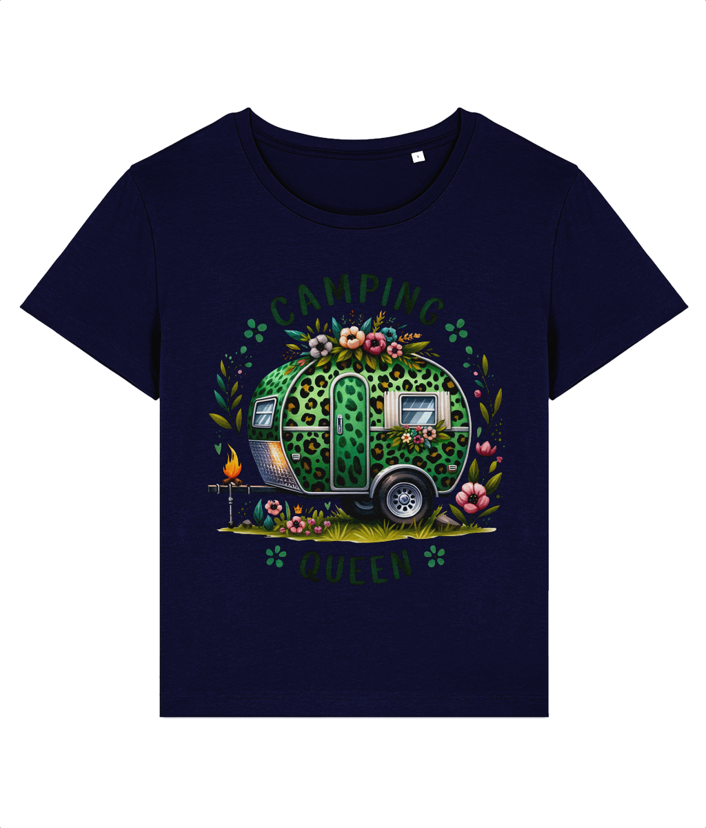 Tricou damă „Camping Queen” - imagine 5