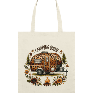 Sacoșă din bumbac „Camping Queen”