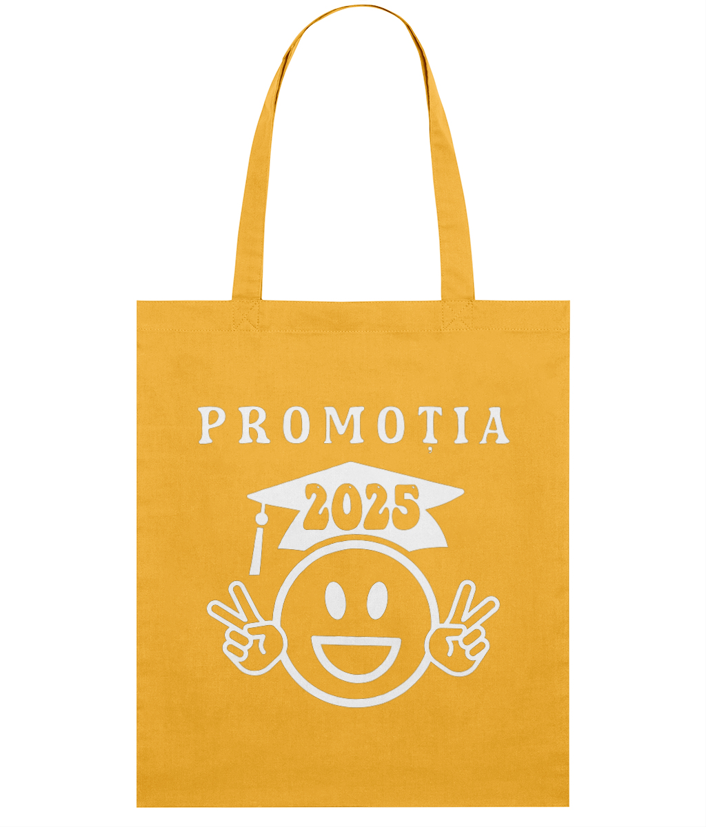 Sacoșa din bumbac „Promoția 2025 Smiley” - imagine 2