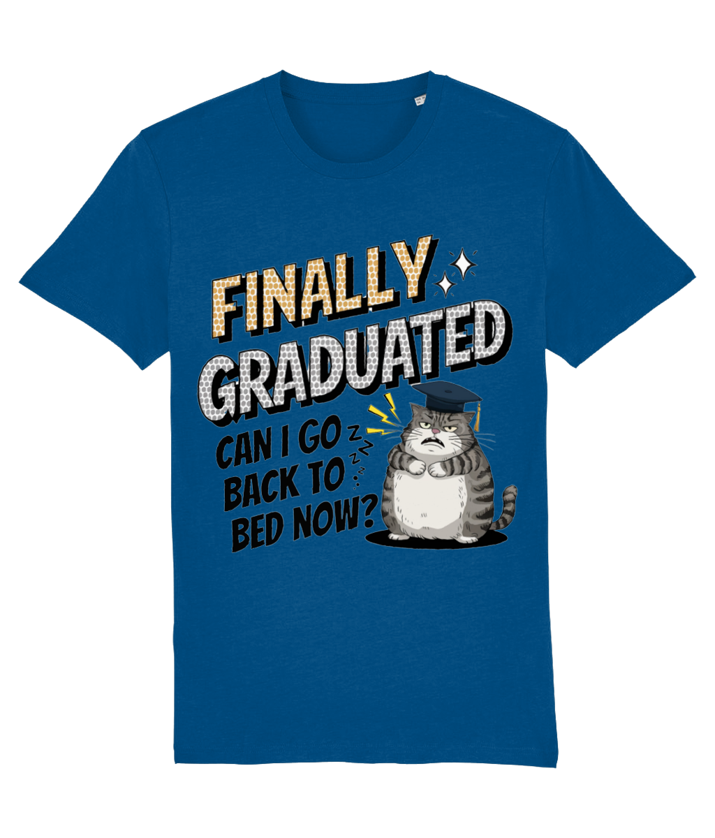 Tricou „Finally graduated! Can I go back to bed now?” - imagine 3