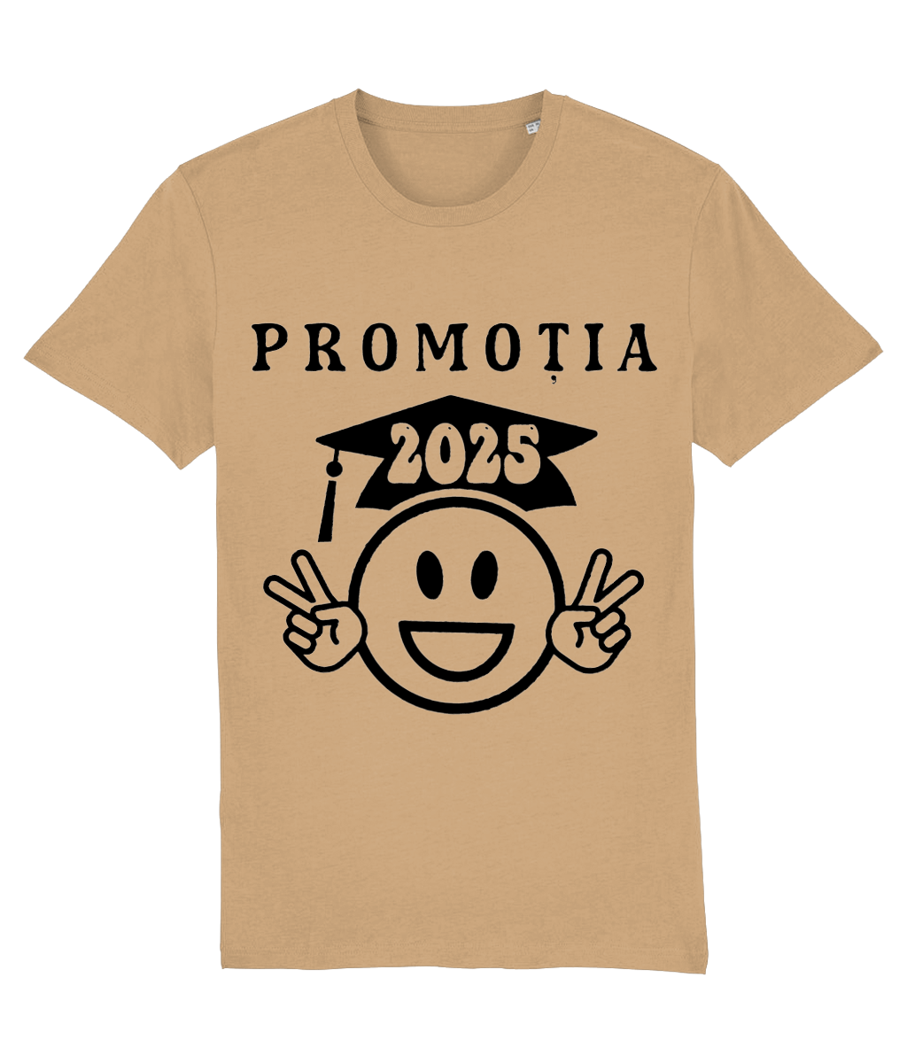 Tricou personalizat cadou pentru absolventii promotiei 2025 liceu facultate