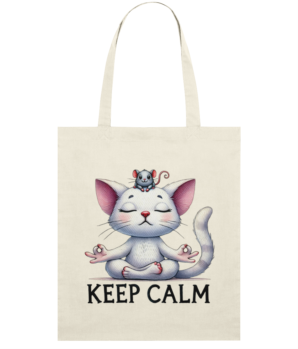 Sacoșă din bumbac „Keep calm” - imagine 4