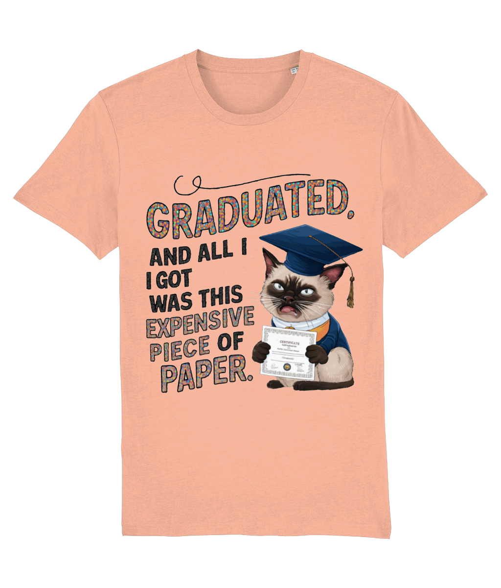 Tricou „All I got was this expensive piece of paper” - imagine 9