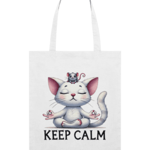Sacoșă din bumbac „Keep calm”