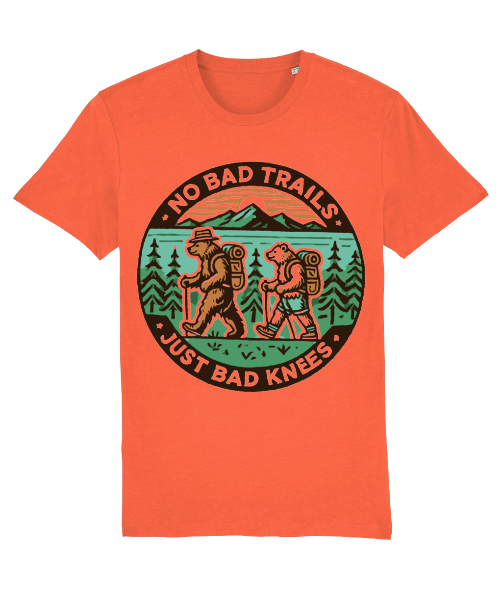 Tricou „No bad trails, just bad knees” - imagine 7