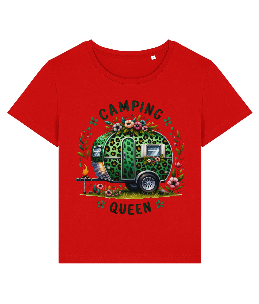 Tricou damă „Camping Queen” - imagine 4
