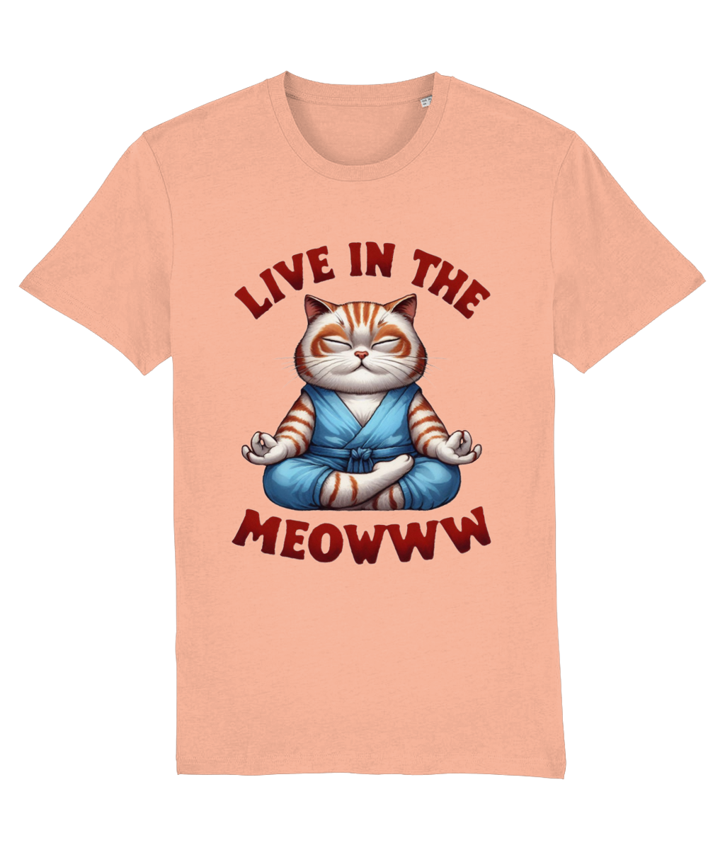 Tricou unisex „Live in the meowww” - imagine 7