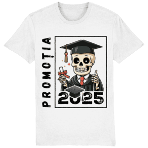 Tricou de absolvire „Promoția 2025 – Am reușit!”