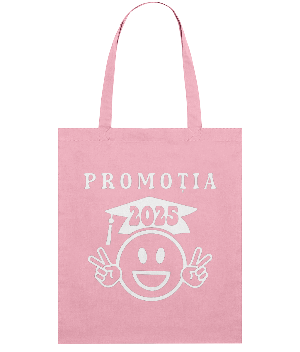 Sacoșa din bumbac „Promoția 2025 Smiley” - imagine 4