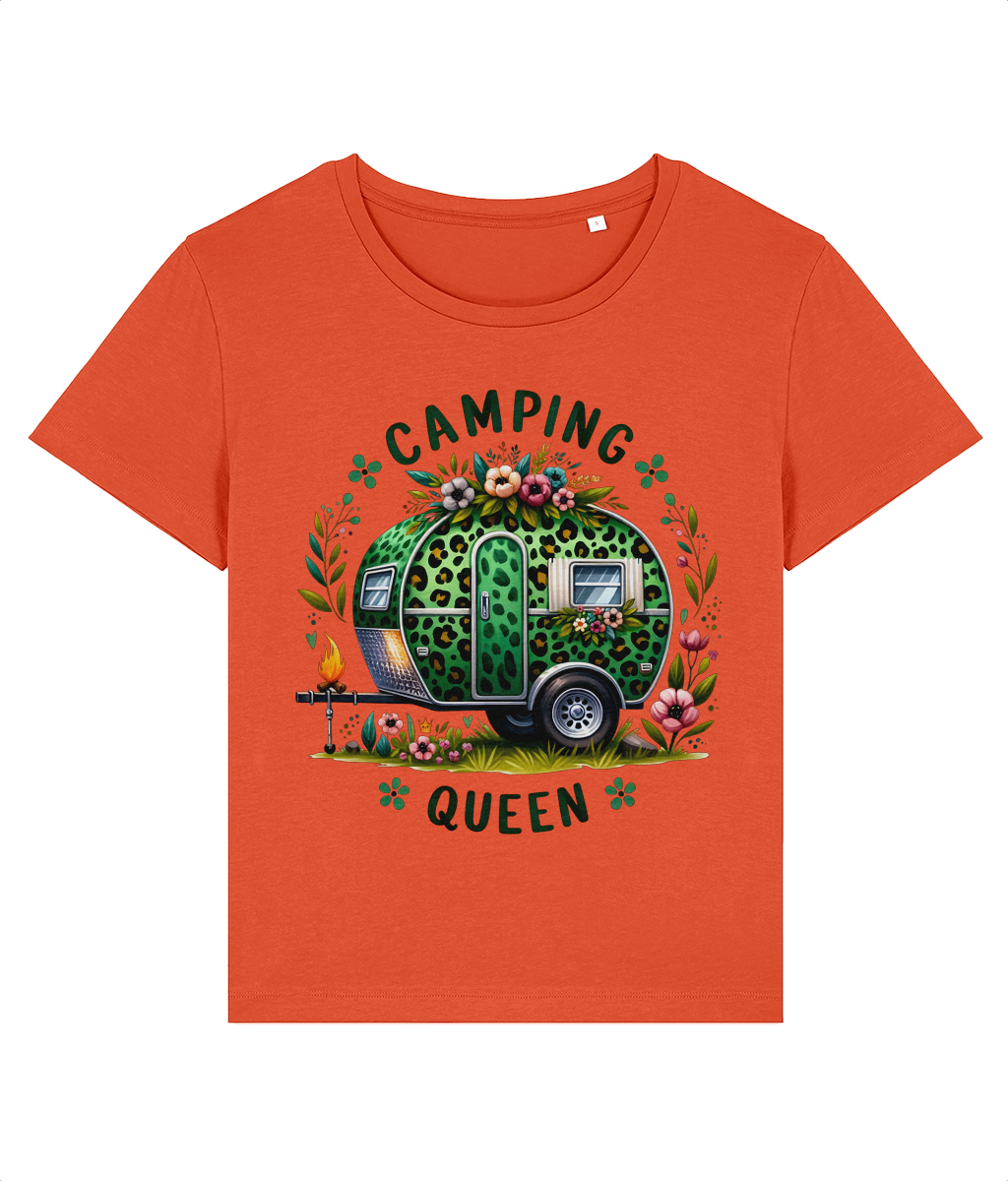 Tricou damă „Camping Queen” - imagine 6