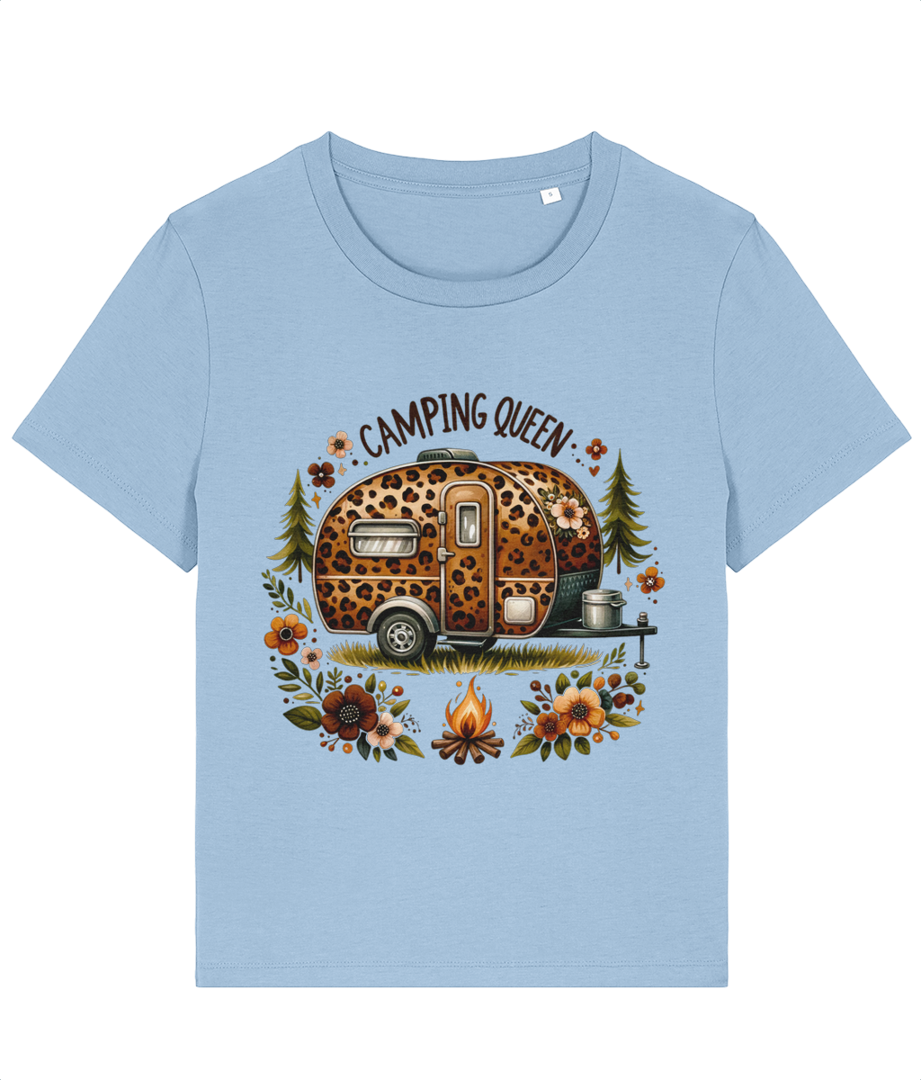 Tricou damă „Camping Queen” - imagine 7