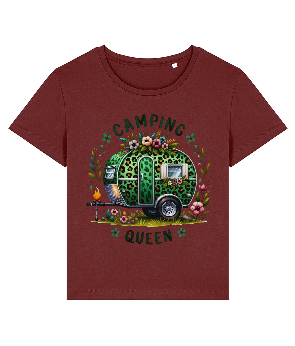 Tricou damă „Camping Queen” - imagine 8