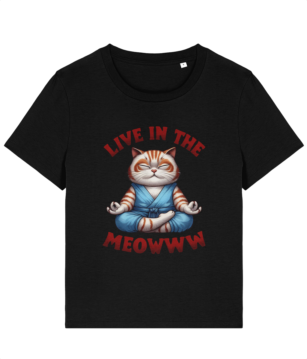 Tricou damă „Live in the meowww” - imagine 8