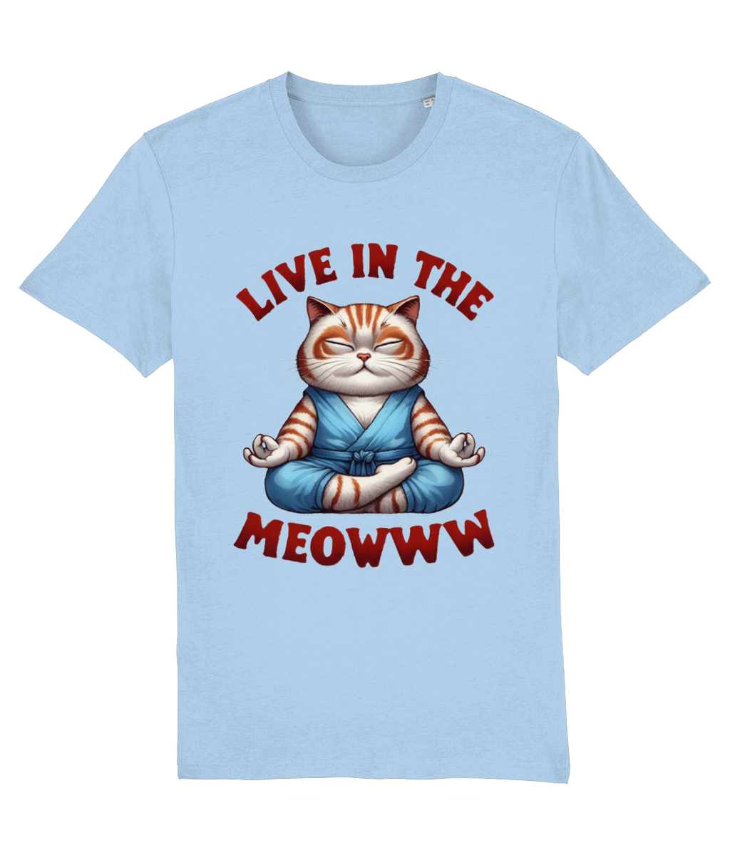 Tricou unisex „Live in the meowww” - imagine 10